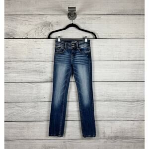 Kancan Signature Girl's Mid-Rise Straight Non-Distressed Jeans Size 12